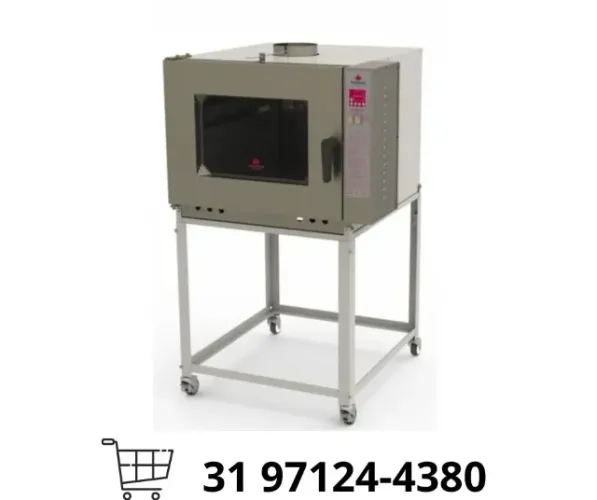 Forno Turbo 5 Esteiras a Gás Progás Bivolt