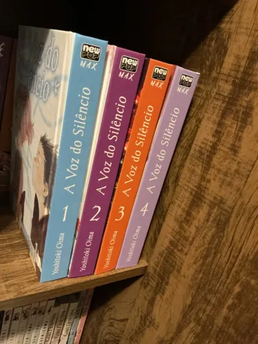 A Voz do Silêncio - mangá - volumes 1 a 4 