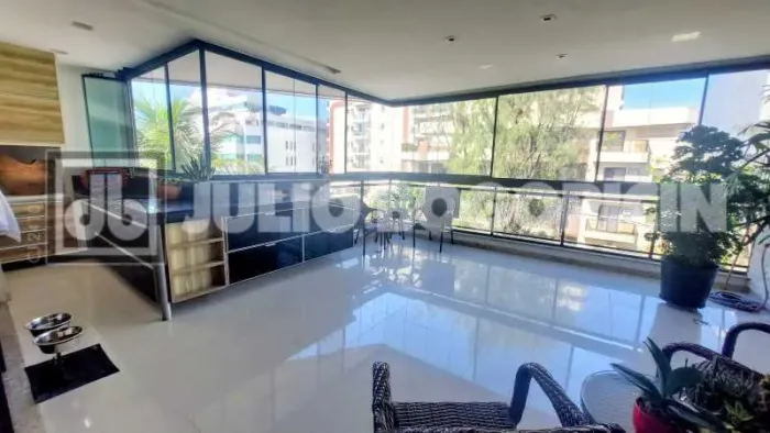 Recreio Primeira Quadra Praia Varandão Gourmet Salão 3 Suítes 2Vagas