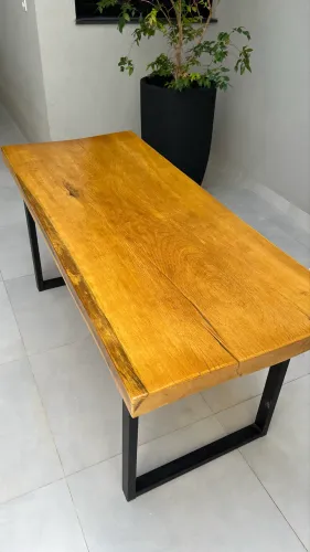 Mesa Madeira Maciça 6 Lugares