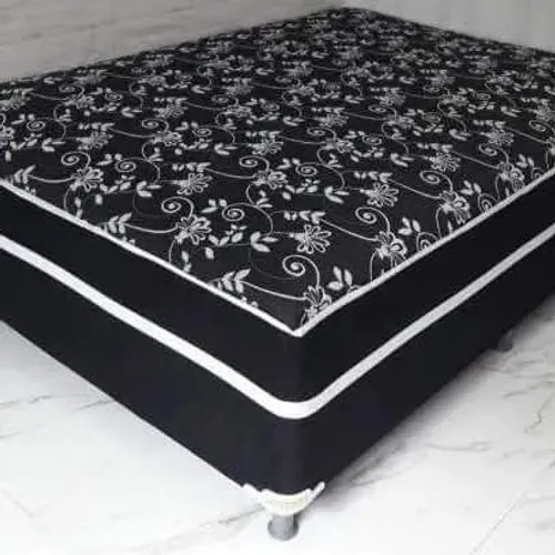 CAMA CASAL BOX CONJUGADA 20CM COM MOLAS ENSACADAS OU SEM FRETE GRÁTIS