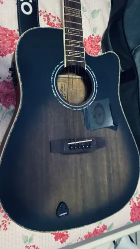 Violão Eletroacústico Zellmer Aço Com Capa Premium
