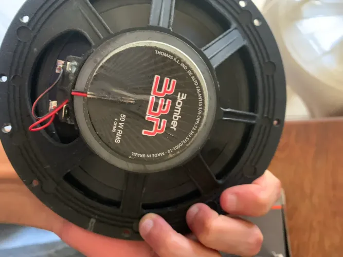 Par Alto-Falantes Bomber BBR 6? Triaxial 50W RMS Funcionando