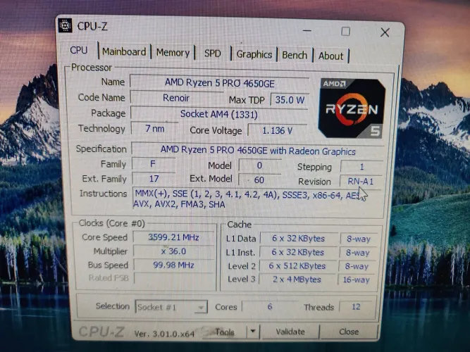 Ryzen 5 4650ge