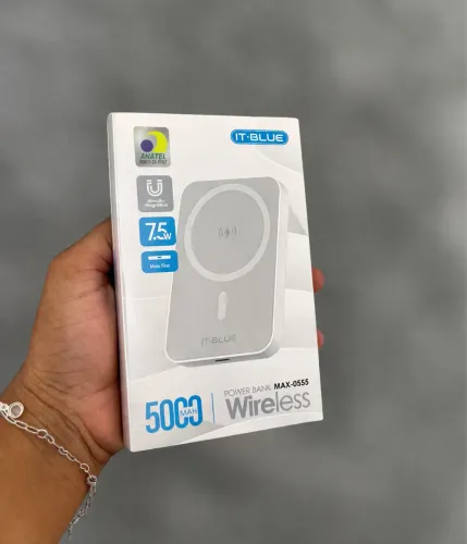 Carregador portátil por indução iPhone - ENTREGA A DOMICÍLIO