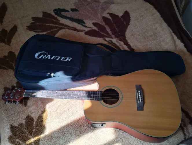 Violão eletroacústico Crafter profissional