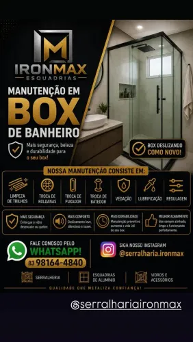 Manutenção de box de banheiro