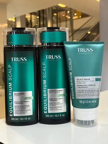 Shampoo e condicionador E máscara Truss profissional Capilar 