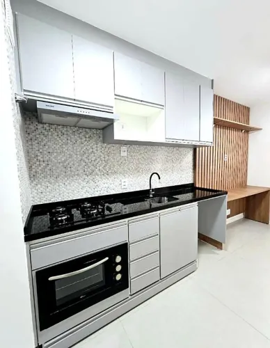 Studio Novo Semi Mobiliado com Lazer Completo ? Primeira Locação
