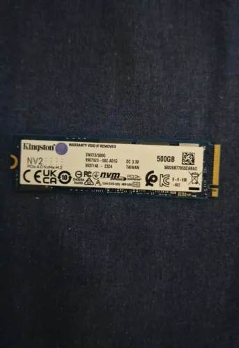SSD NVMe Kingston NV2 500GB - 97% Saúde - Excelente Estado