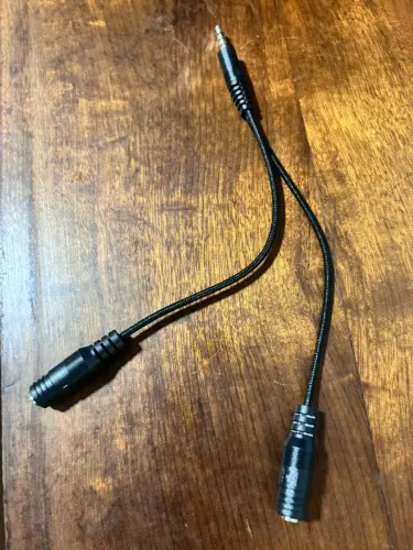 CABO ADAPTADOR P2 PARA P3 - ÁUDIO E MICROFONE