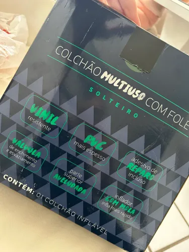 Colchão inflável solteiro