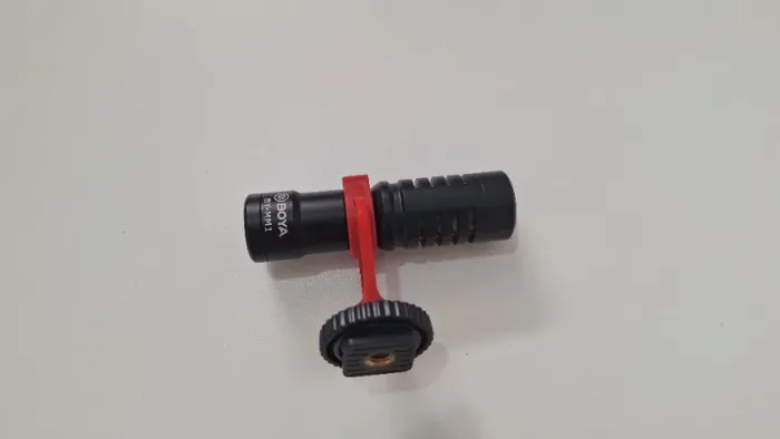 Microfone Condensador Boya By-mm1 Microfone Cardioide Preto