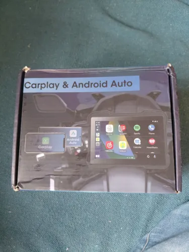 Multimidia dw moto com car play e android auto
