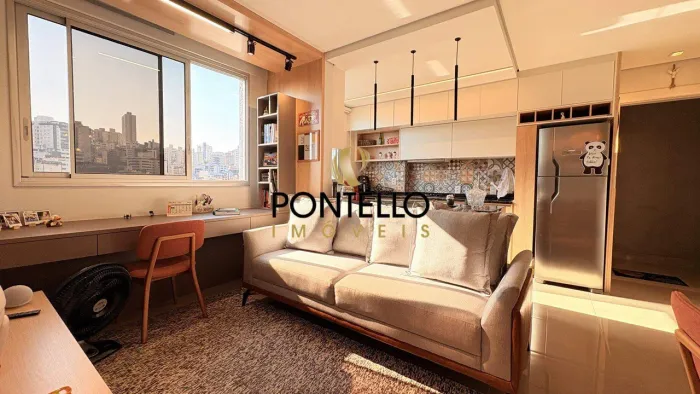 Apartamento com aproximadamente 47m² à venda  1 quarto e 2 vagas  Buritis.