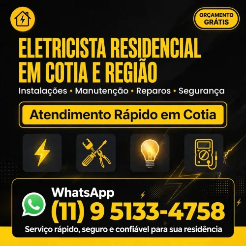 Eletricista em cotia e região!