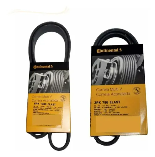 Correia do alternador e compressor ar condicionado gol g5 e g6 