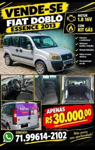 Fiat Doblo Essence 1.8 Flex 16V 5P 2013