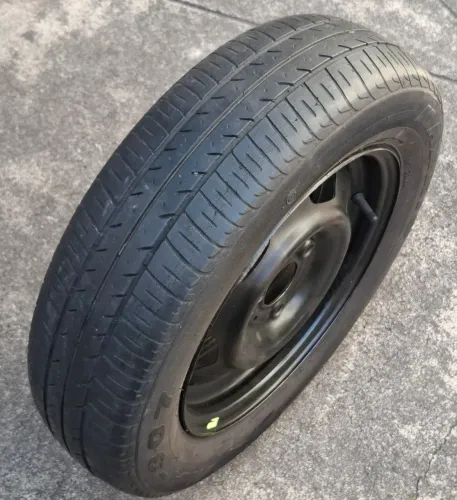 ESTEPE RENAULT KWID RODA FERRO ARO 14 PNEU USADO 165/70R14 MOOCA