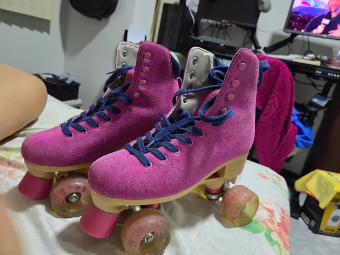 Patins Quad 37/38 Rosa - Oxer
