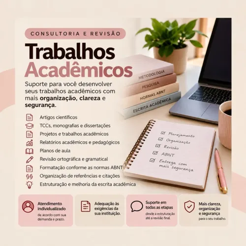 Revisão e Consultoria para Trabalhos Acadêmicos