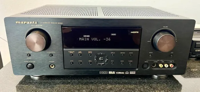 Receiver Marantz SR4001 com Controle Remoto - Funcionando 100% - Revisado