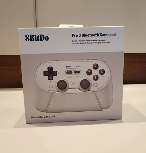 Controle 8Bitdo Pro 3 Bluetooth 2.4G G Classic Edition