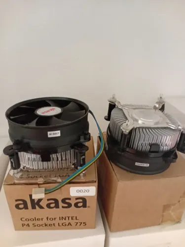 Kit 2x Cooler Akasa Novos LGA775