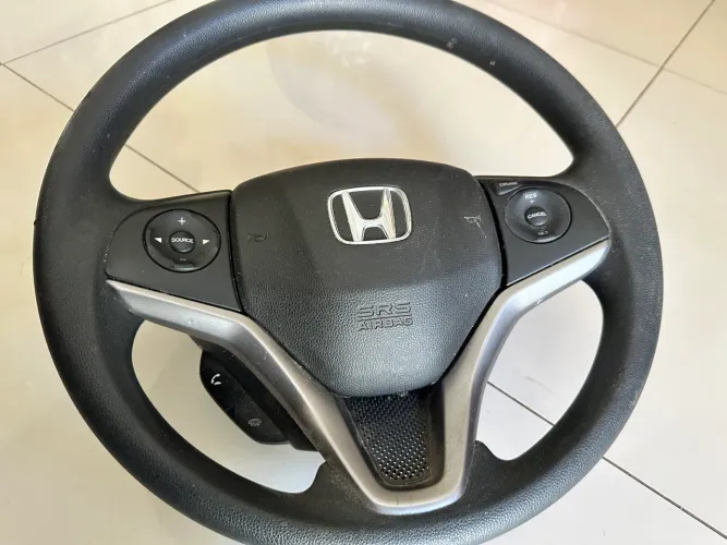 Volante de Honda City completo com airbag,borboleta e multifuncional 