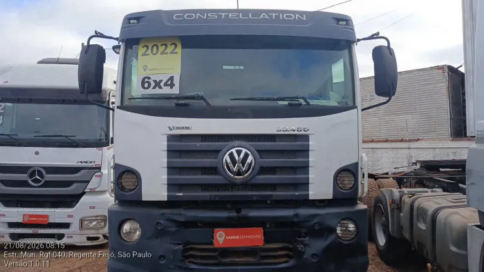 Volkswagen 33.460 33.460 Constellation 6x4 2p (diesel)(E5) 2021/2022 Vamos Seminovos Regen