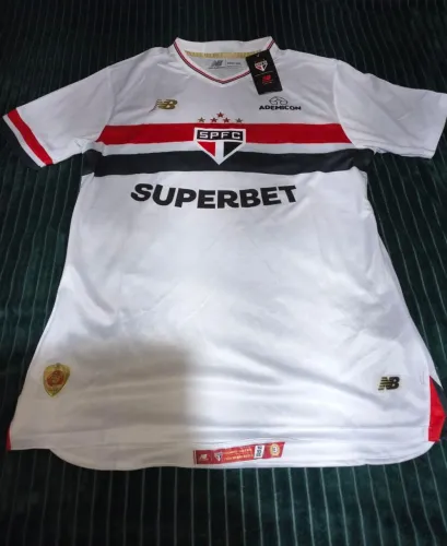 Camisa São Paulo 2025/2026 Modelo Jogador Tamanho 2GG ( Quem usa GG ou G fica bom )