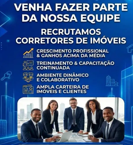 VAGA PARA CORRETORES DE IMÓVEIS 