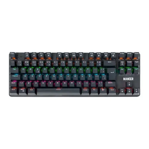 Teclado Mecanico Mancer Shade MK3, Rainbow, Switch Huano Vermelho