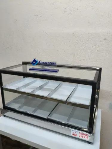 Estufa para Salgados Dupla - 10 Bandejas 