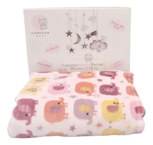 Cobertor Bebê Flannel