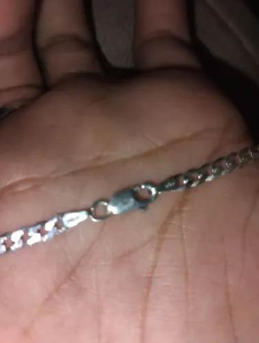 Pulseira Masculina Prata 925 Legítima - Modelo Grumet 3mm