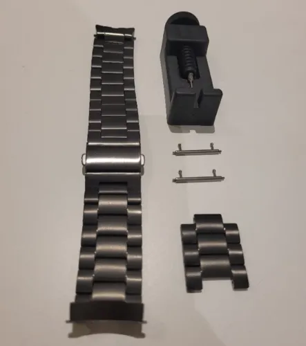 Pulseira de Metal Titânio para Relógio Samsung Galaxy Smart Watch 7 44mm