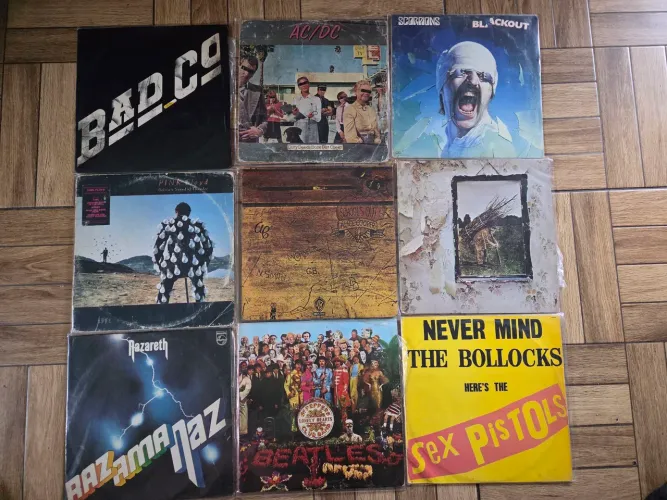 Lps de rock (beatles, Led Zeppelin, sex pistols, pink Floyd, nazareth...)
