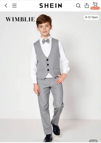 Roupa pagem 10 anos