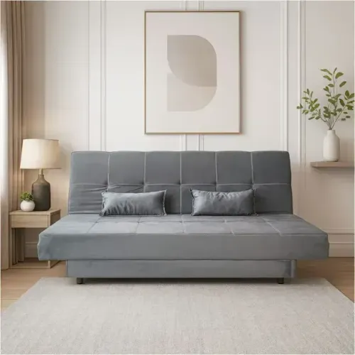 Sofá cama em espuma D28 a pronta entrega