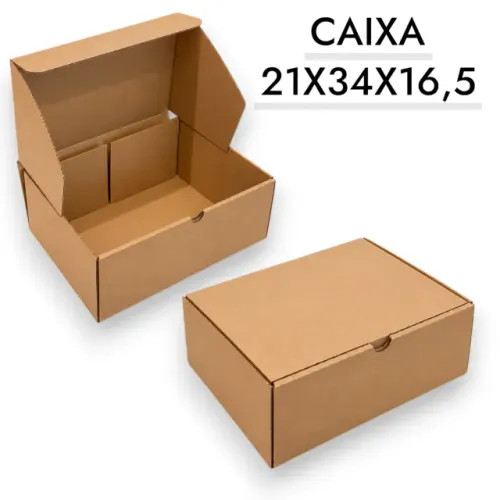 Caixa de Papelão Ecommerce 100un - Correios -  Caixa Nova - Caixa de papelão para envios