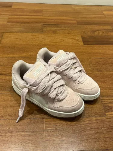 Tenis puma park luna sd rosa bebê numero 36