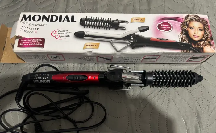 babyliss escova modeladora modelador de cachos mondial infinity, bivolt