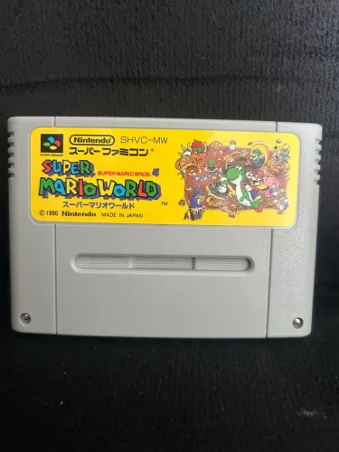 Fita Super Famicom (SNES) - Super Mario World (Original Japonesa) Nintendo