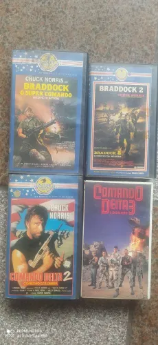 4 VHS Chuck norris