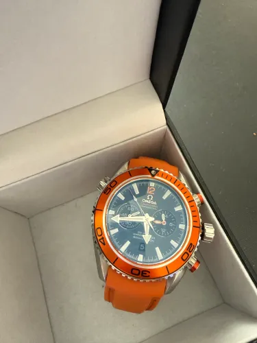  Relógio Omega seamaster laranja 44mm