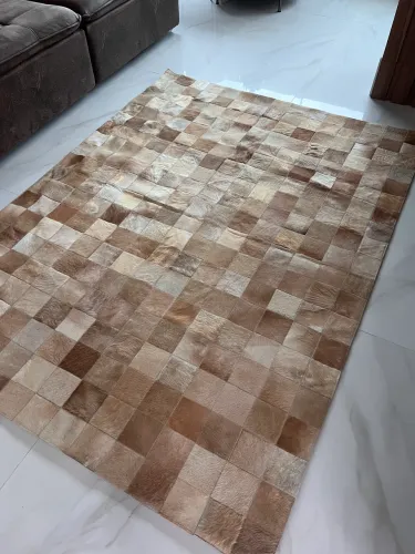Tapete 2,00x1,5 em couro