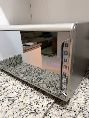 Micro-ondas Electrolux 31L cor Inox Espelhado com Painel Integrado