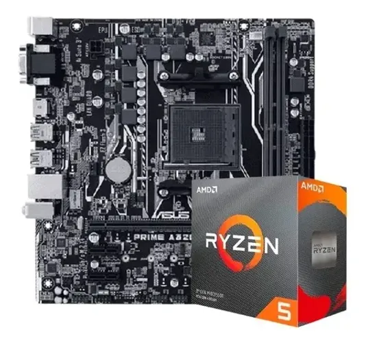Kit upgrade AMD Ryzen 5 3600 + Placa mãe A320M
