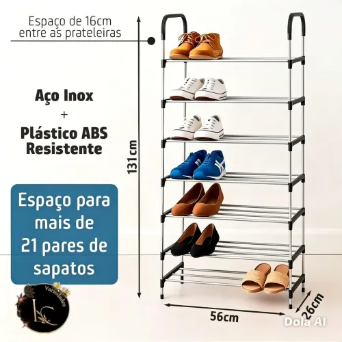 SAPATEIRA 7 COMPARTIMENTOS 